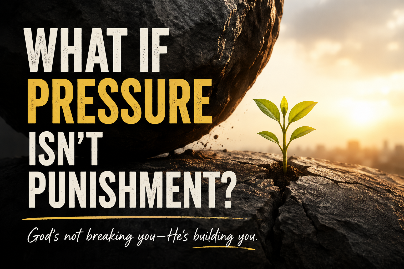 What If Pressure Isn’t Punishment?
