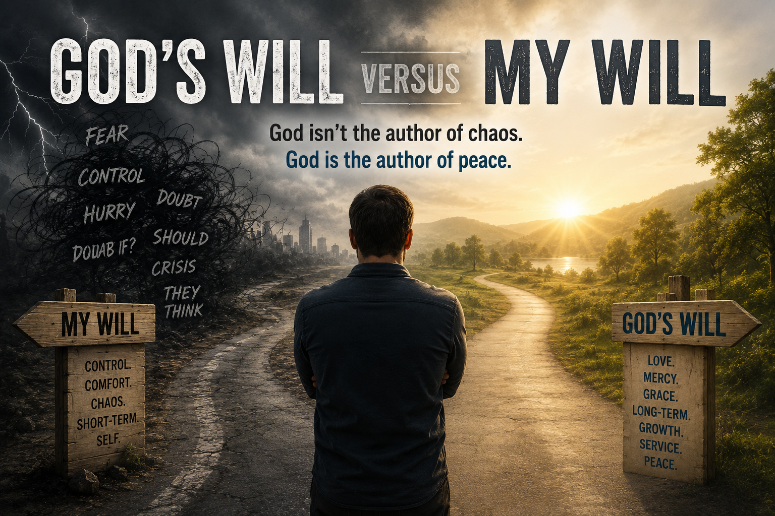 God’s Will vs. My Will