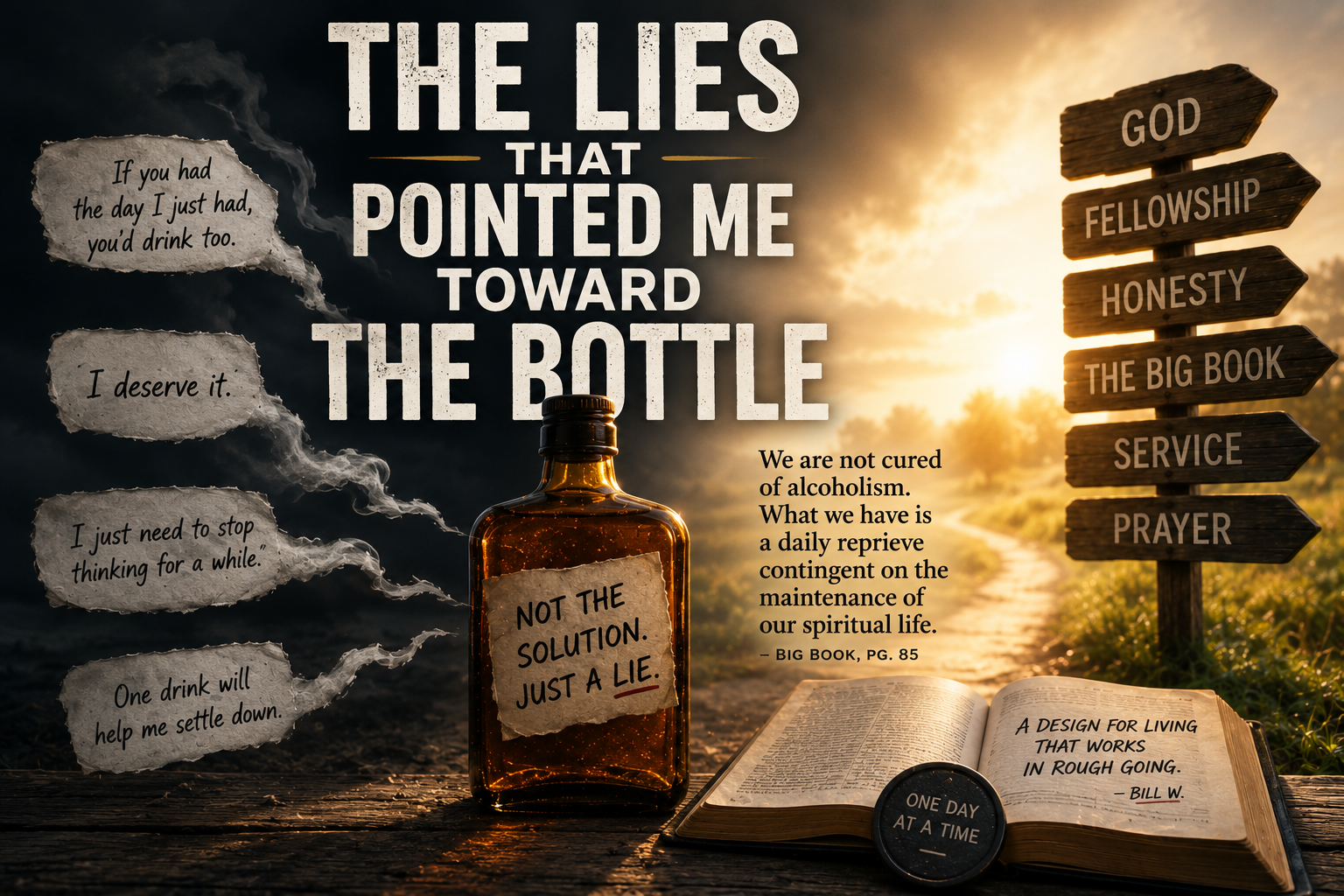 The Lies That Pointed Me Toward the Bottle