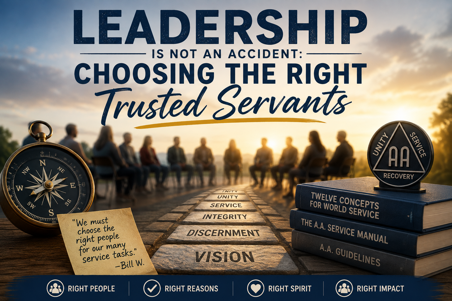 Leadership Is Not an Accident: Choosing the Right Trusted Servants